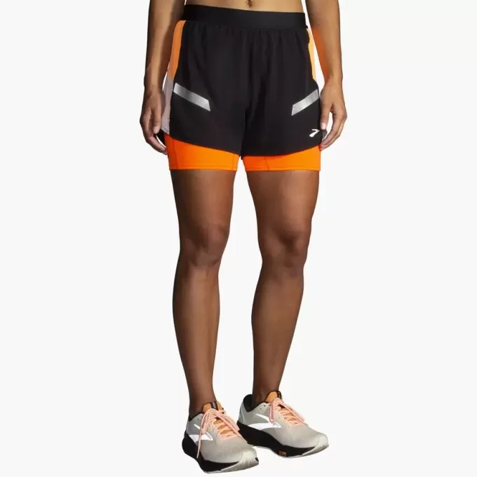 Brooks Run Visible 4″ 2-in-1 Short 2.0